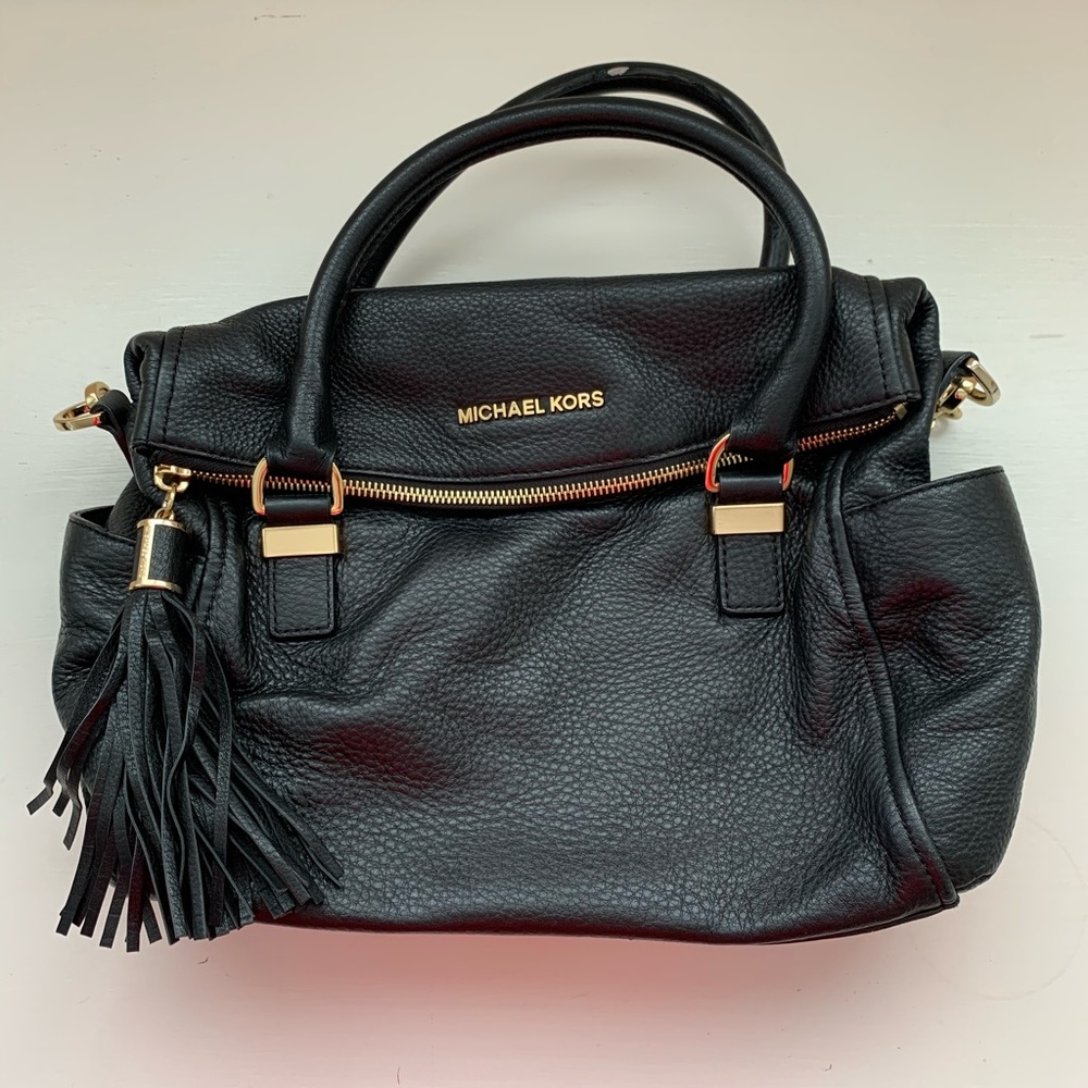 Authentic Michael Kors black satchel